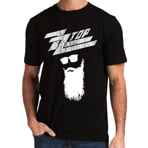 ZZ Top Bearded T-skjorte - Sort